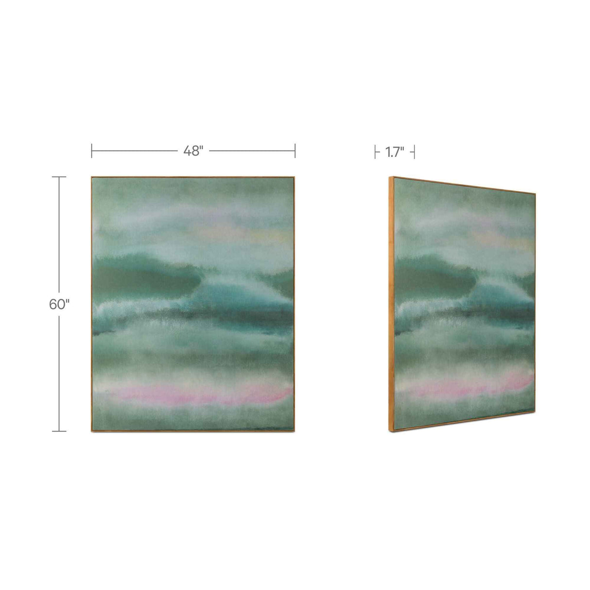 Ophelia Multicolor Framed Painting by Moe's Home at Eve Furniture