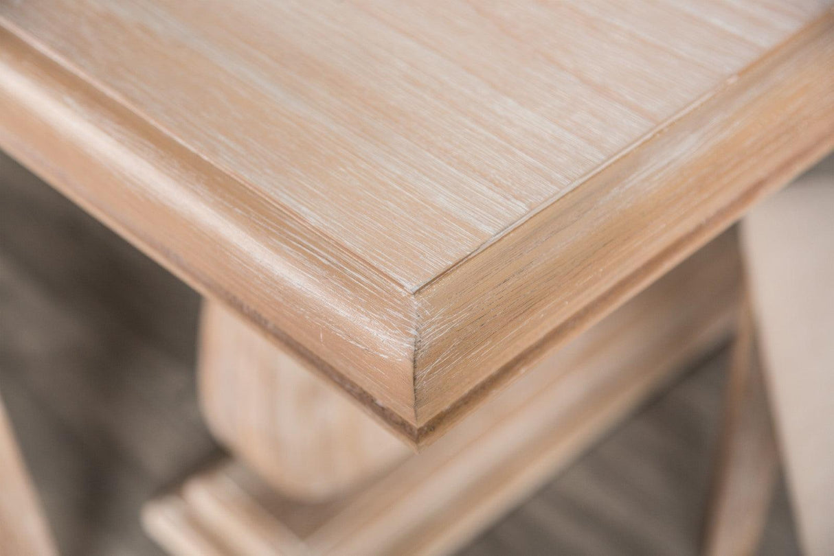 Orbetello Distressed Natural Dining Table by Furniture of America at Eve Furniture