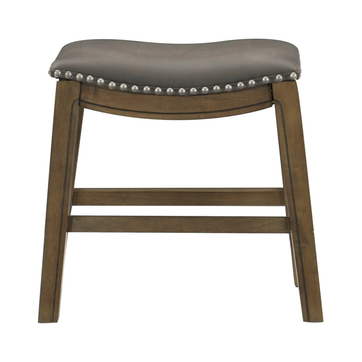Ordway Gray/Brown Dining Stool, Gray by Homelegance at Eve Furniture