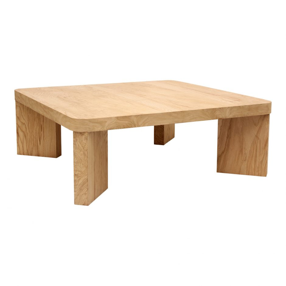 Oregon Square Coffee Table - Blonde by Moe's Home at Eve Furniture
