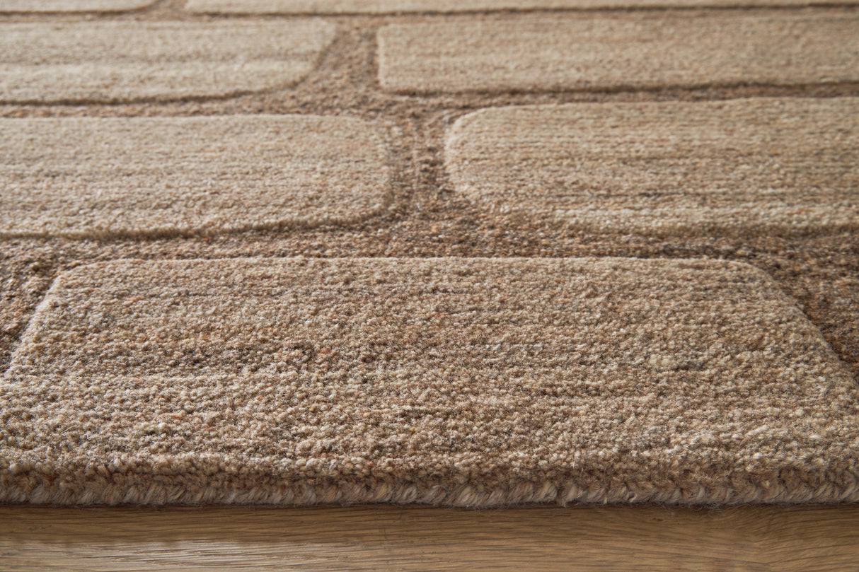 Orest Brown Large Rug by Ashley at Eve Furniture