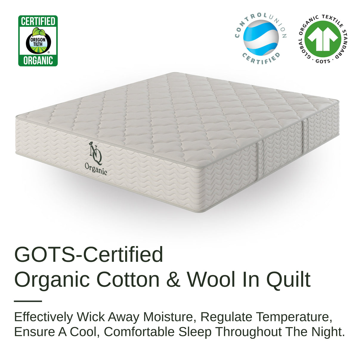Organic Hybrid Plush Mattress by NapQueen at Eve Furniture