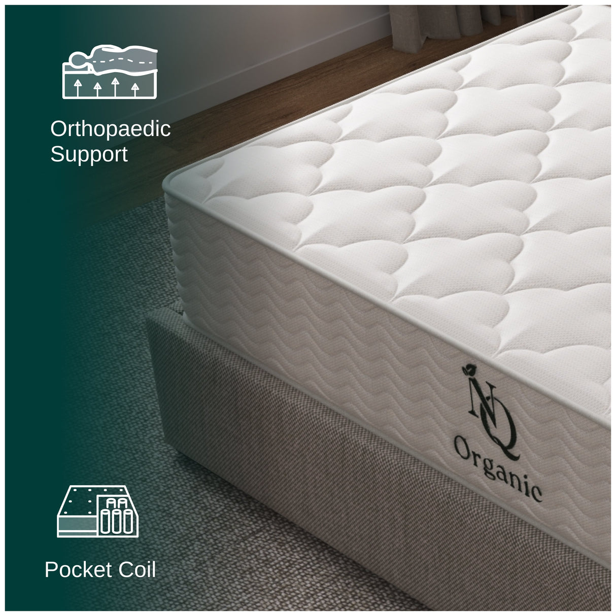 Organic Hybrid Plush Mattress by NapQueen at Eve Furniture