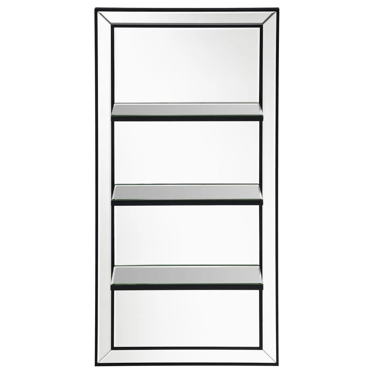 Oriel 3-Shelf Rectangle Wall Mirror by Coaster at Eve Furniture