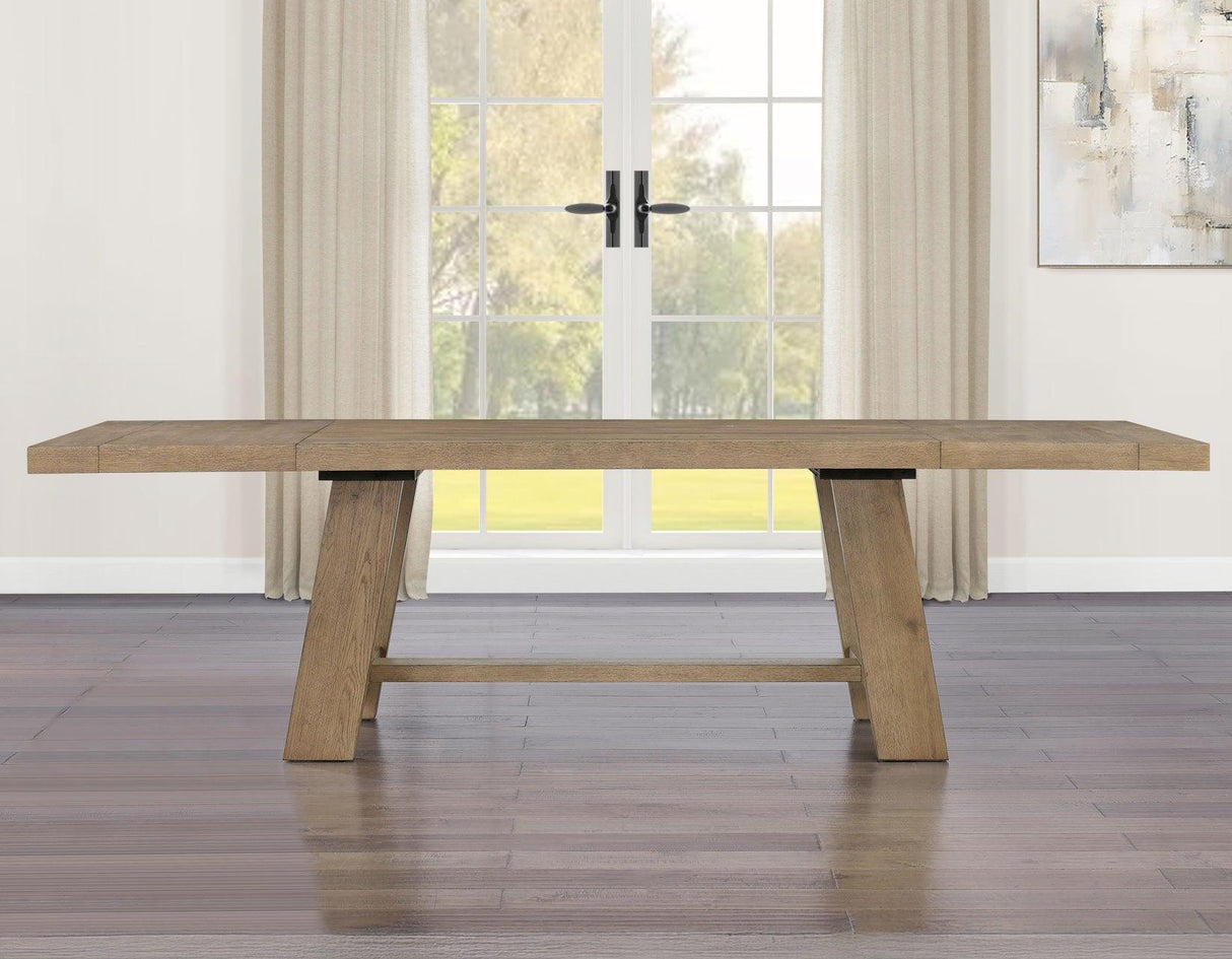 Orinda 72-108 Inch Dining Table with Two 18 Inch Leaves by Steve Silver at Eve Furniture