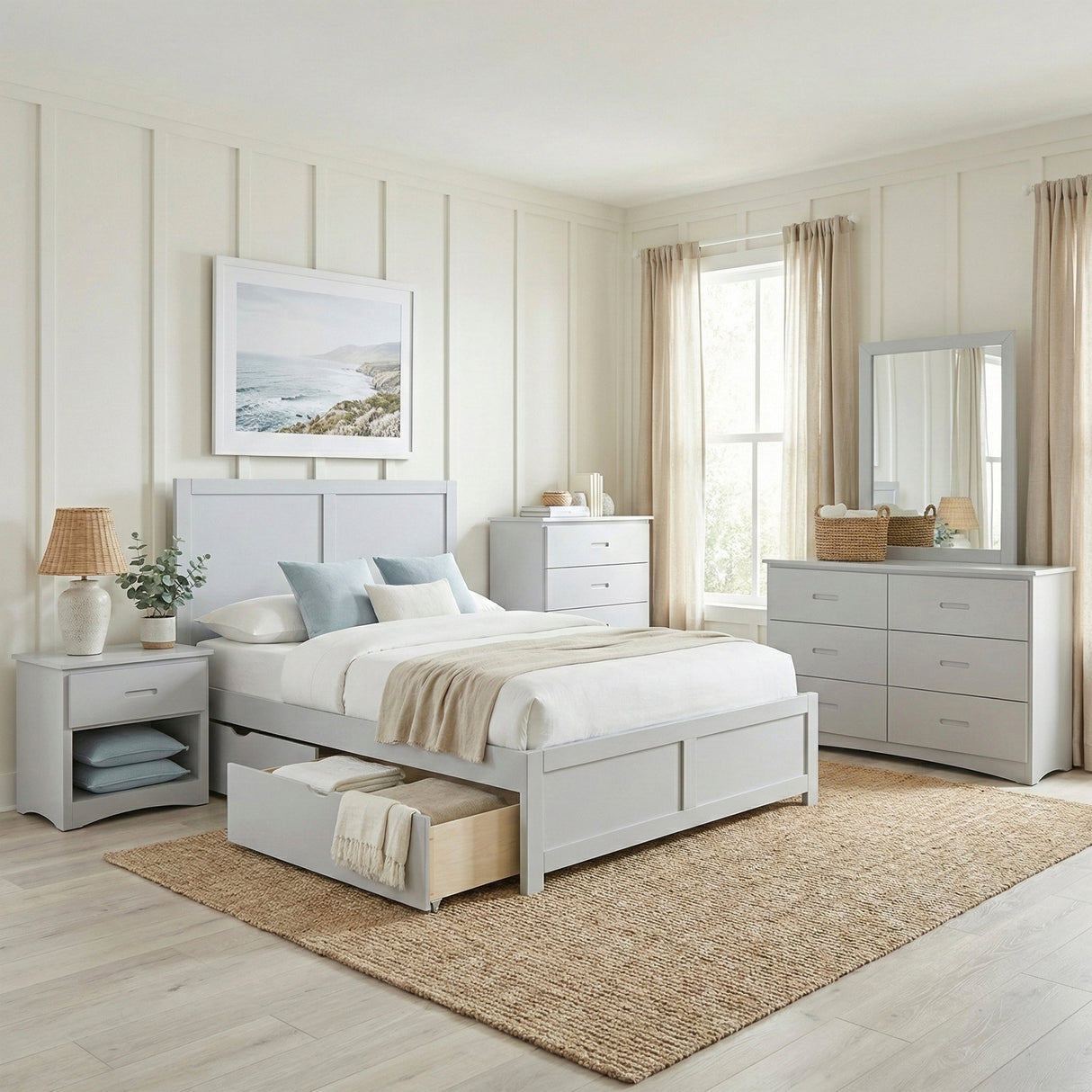 Orion Full Platform Bed by Homelegance at Eve Furniture
