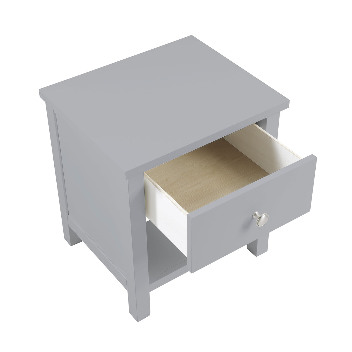 Orion Gray 1-Drawer Nightstand by Homelegance at Eve Furniture