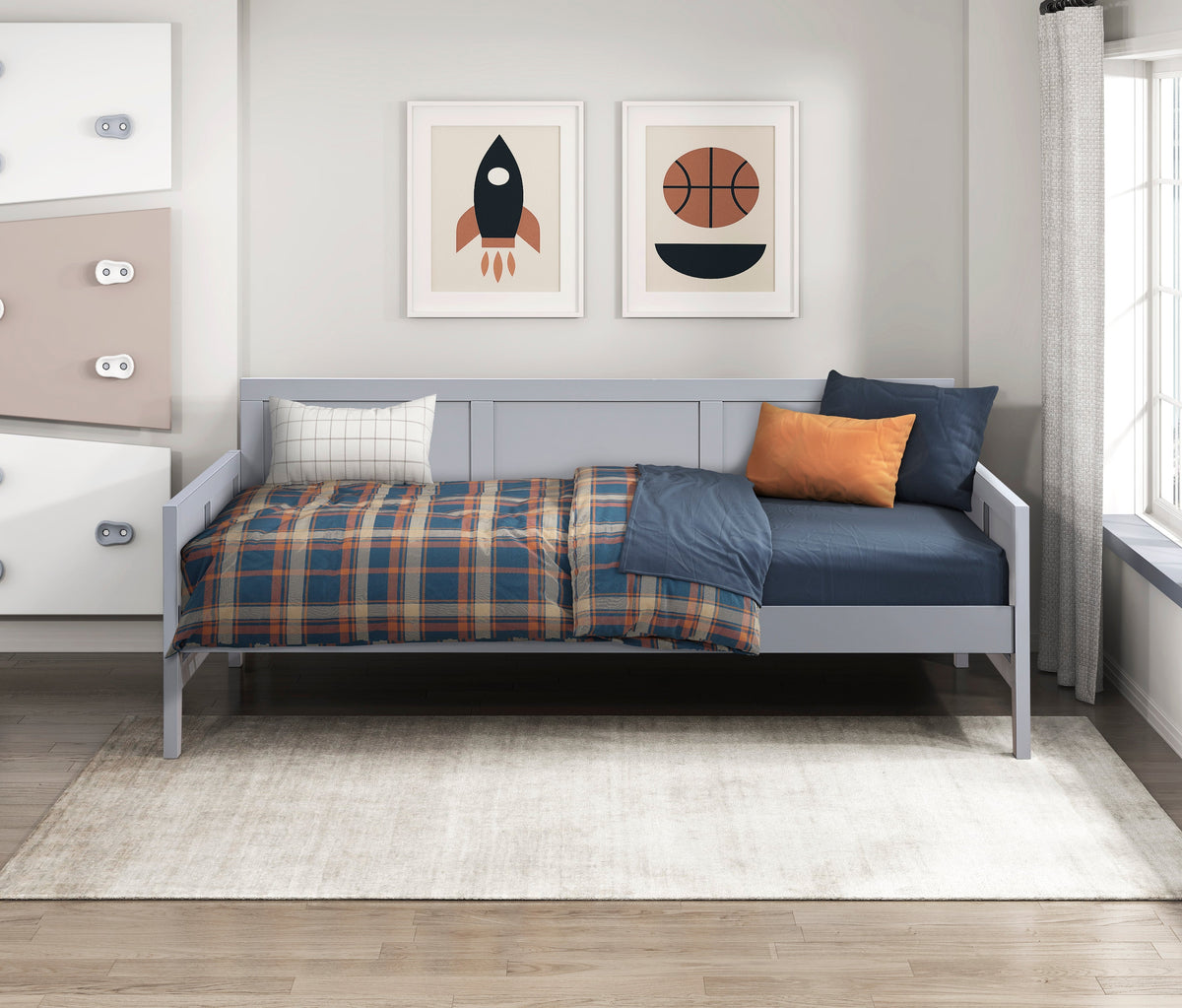 Orion Gray Daybed by Homelegance at Eve Furniture