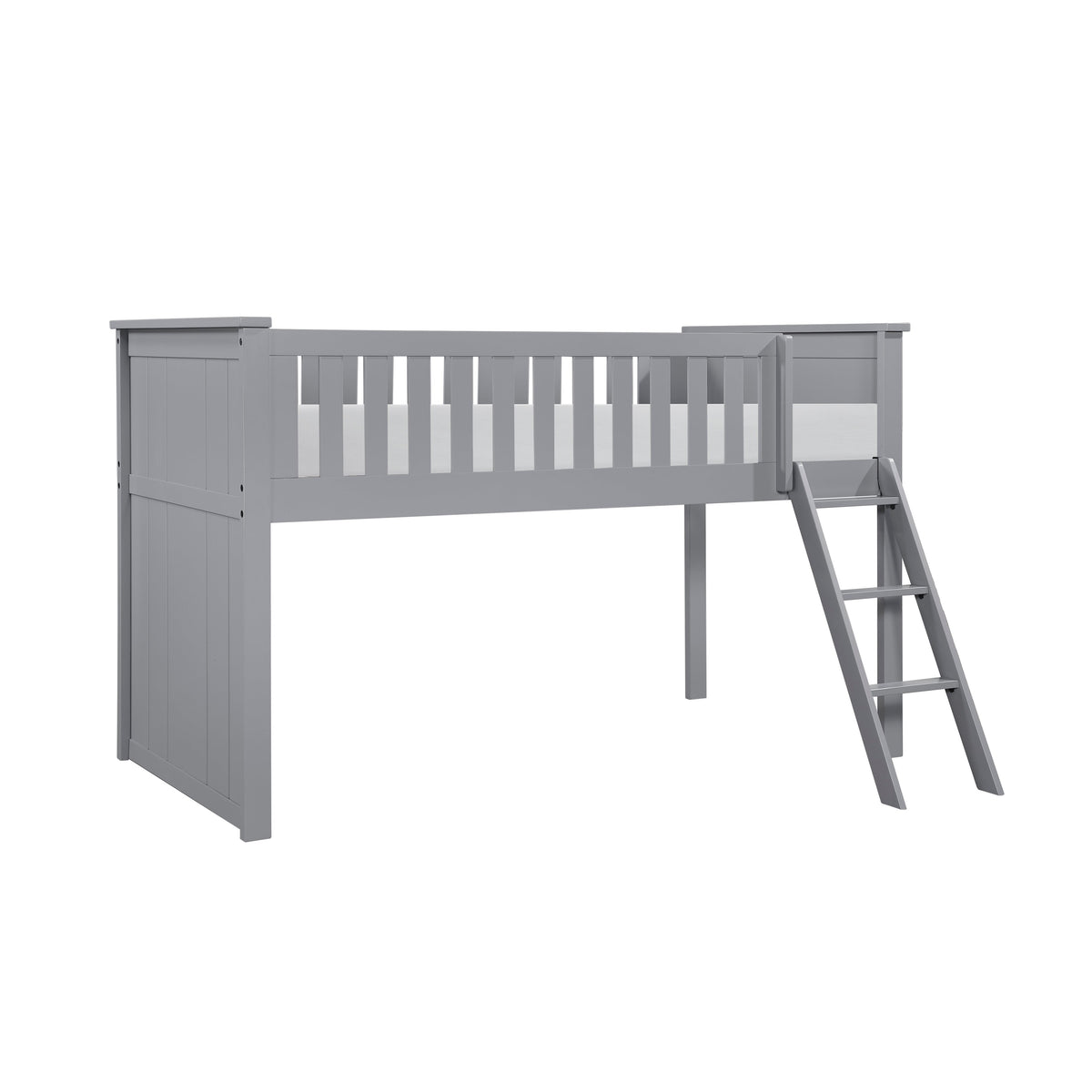 Orion Gray Low Loft Bunk by Homelegance at Eve Furniture