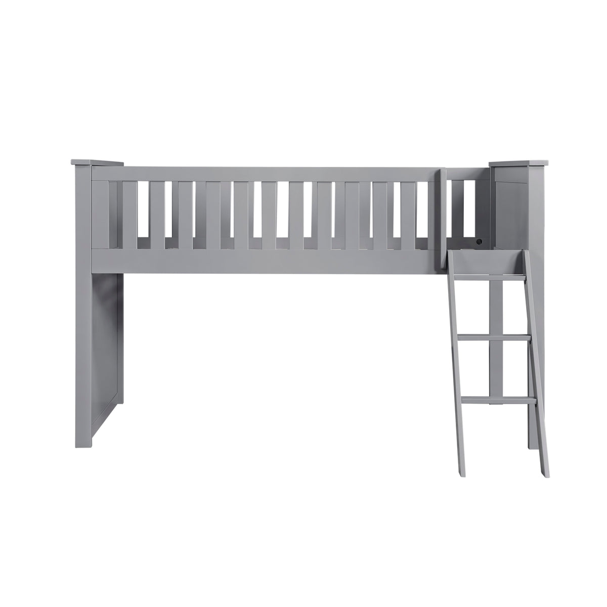 Orion Gray Low Loft Bunk by Homelegance at Eve Furniture