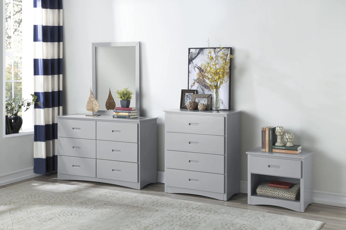 Orion Gray Nightstand by Homelegance at Eve Furniture