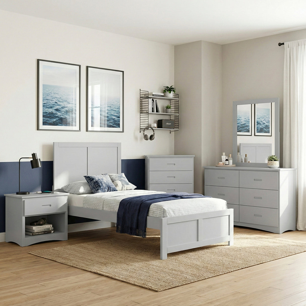 Orion Twin Platform Bed by Homelegance at Eve Furniture