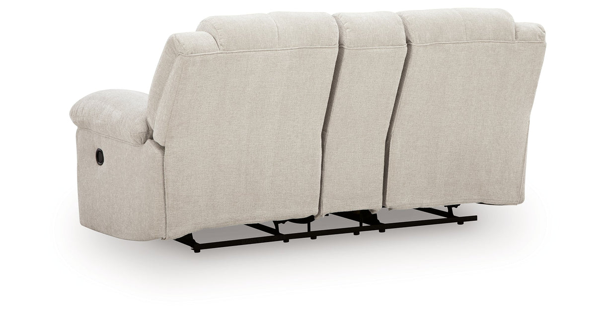 Orlen Winter Reclining Loveseat with Console by Ashley at Eve Furniture