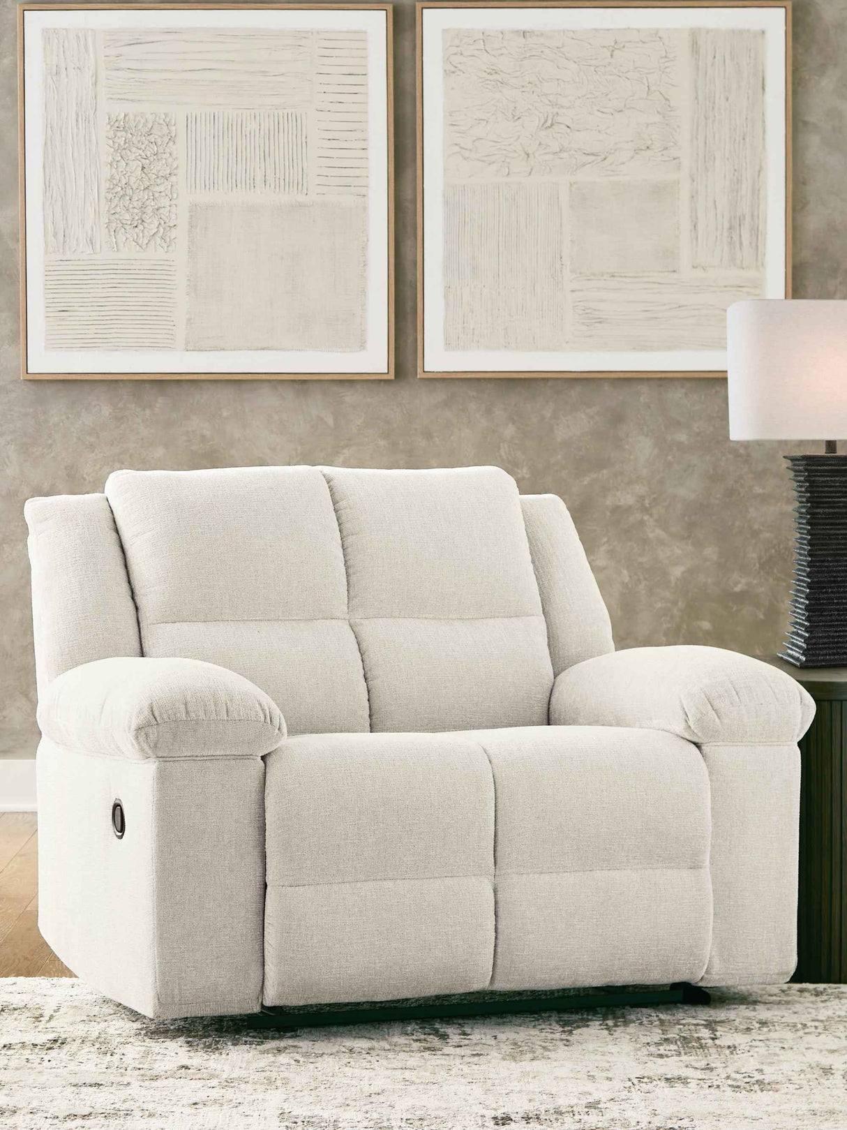 Orlen Winter Zero Wall Wide Seat Recliner by Ashley at Eve Furniture