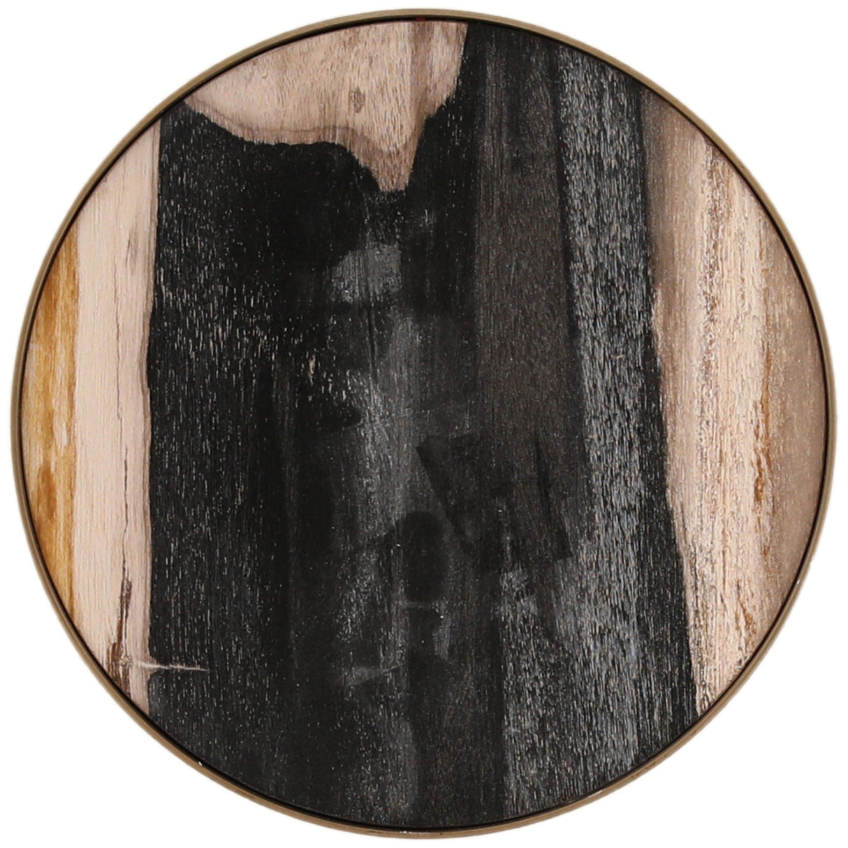 Orlin Side Table, Black by Dovetail at Eve Furniture