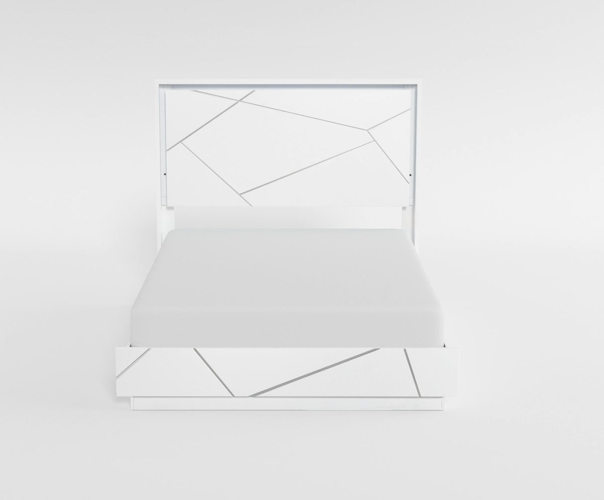 Orlo White California King Bed by Homelegance at Eve Furniture