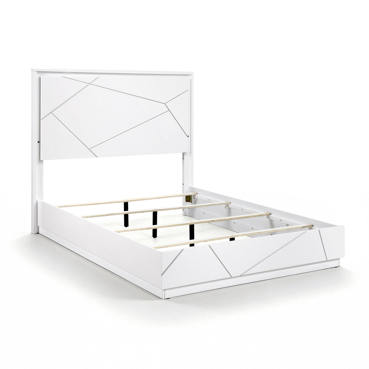 Orlo White California King Bed by Homelegance at Eve Furniture