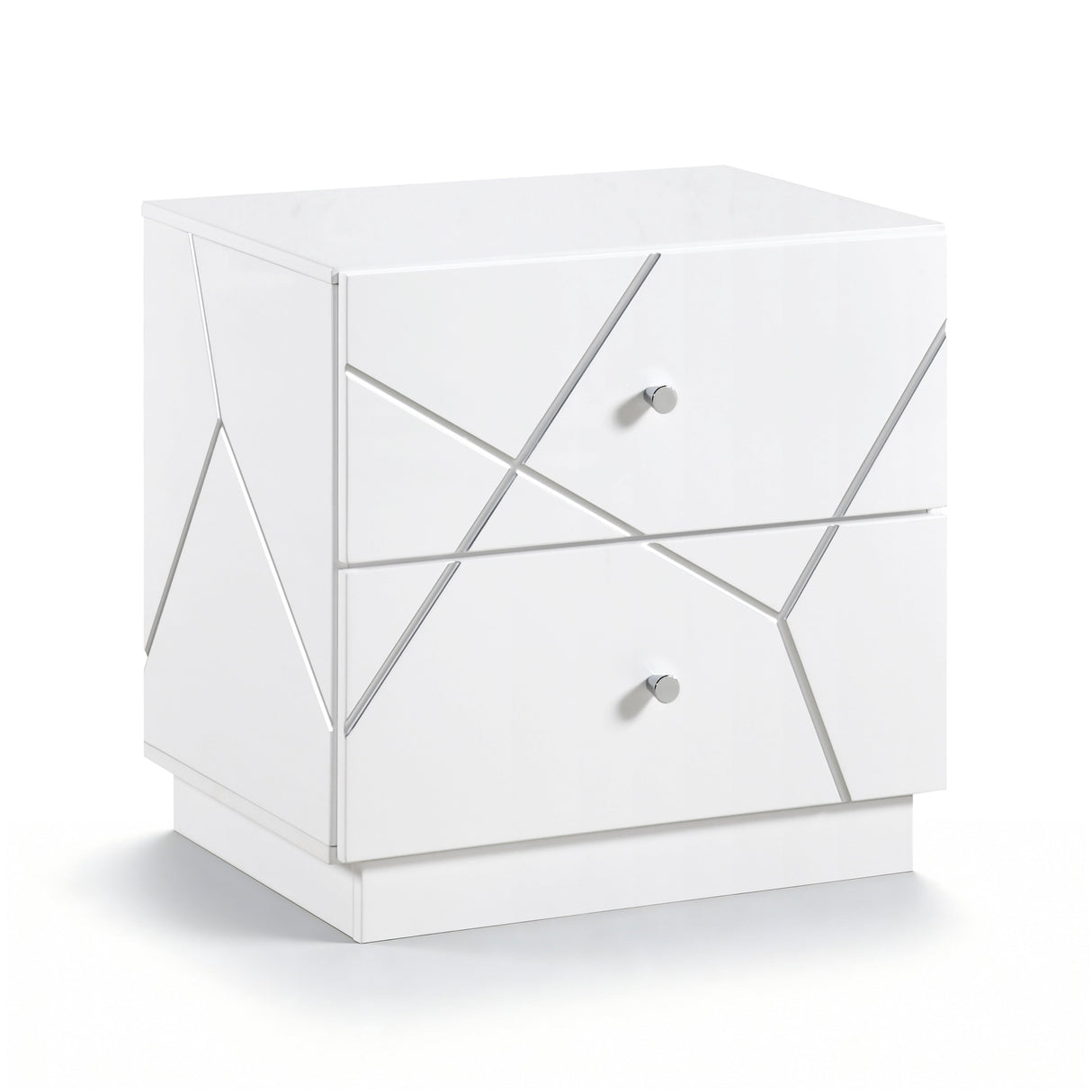 Orlo White Led Panel Bedroom Set by Homelegance at Eve Furniture
