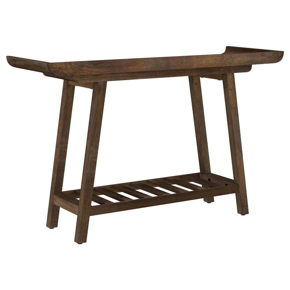 Ornelas Mango Brown Solid Wood Console Table by Coaster at Eve Furniture
