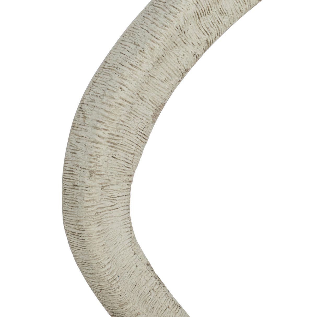 Orpheus 35"X31" Ribbed Faux Stone Wall Mirror by TOV Furniture at Eve Furniture