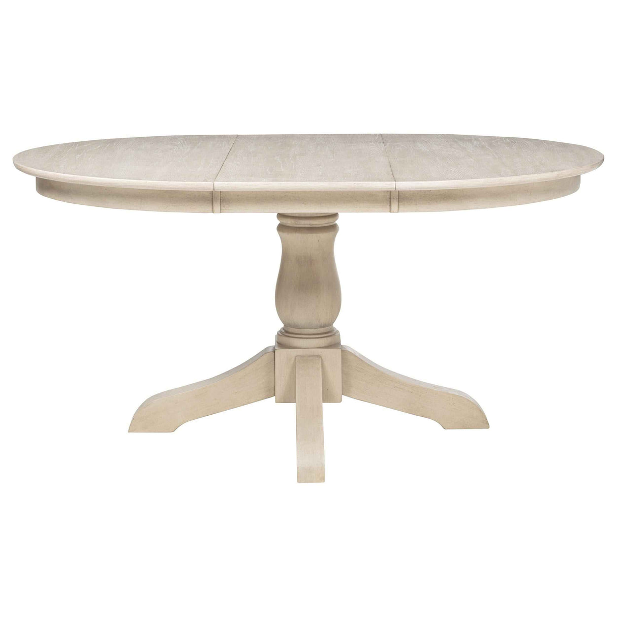 Orrison Linen Oval 62-inch Wood Extension Leaf Dining Table by Coaster at Eve Furniture