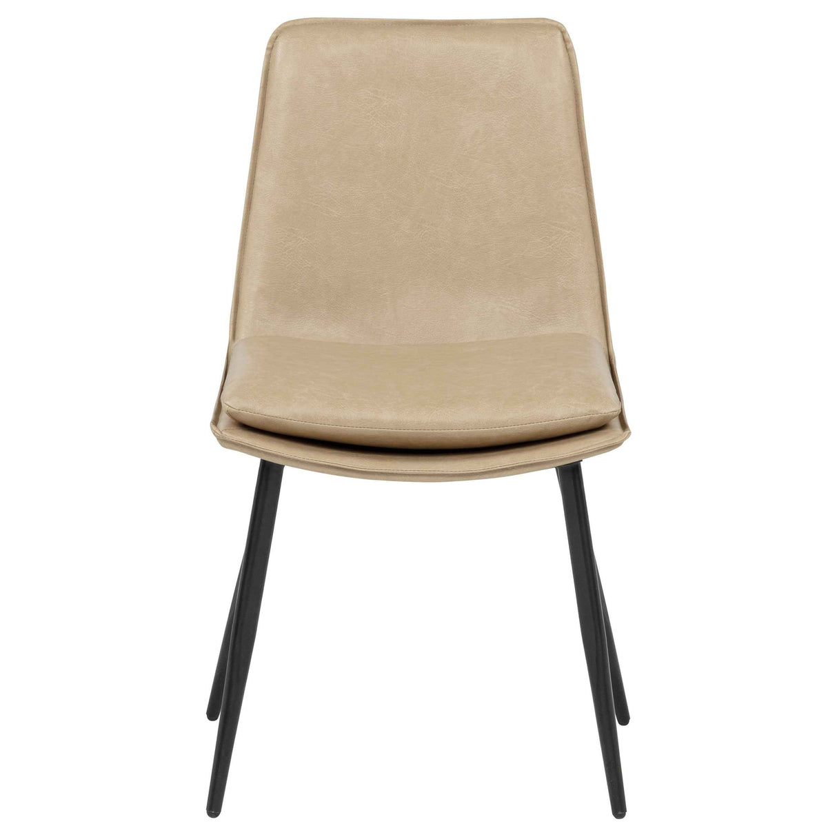 Ortega Tan Upholstered Dining Side Chair (Set of 2) by Coaster at Eve Furniture