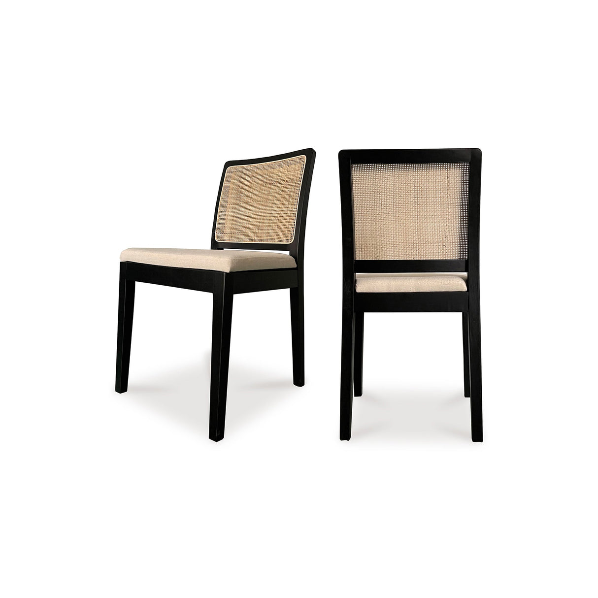 Orville Black Dining Chair (Set of 2) by MOES at Eve Furniture