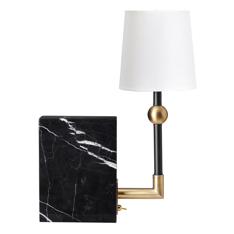 Orwell Black/Gold Table Lamp by Crestview at Eve Furniture