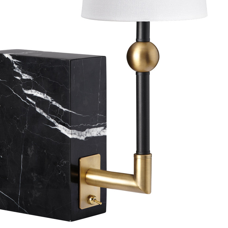 Orwell Black/Gold Table Lamp by Crestview at Eve Furniture