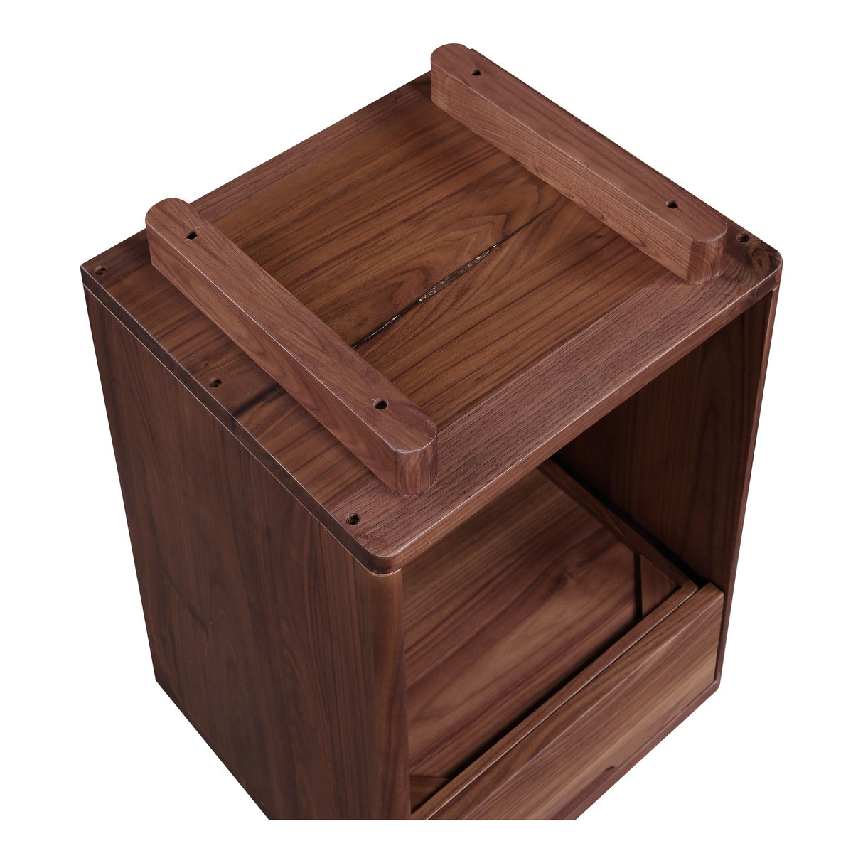 Osamu Brown Nightstand by Moe's Home at Eve Furniture