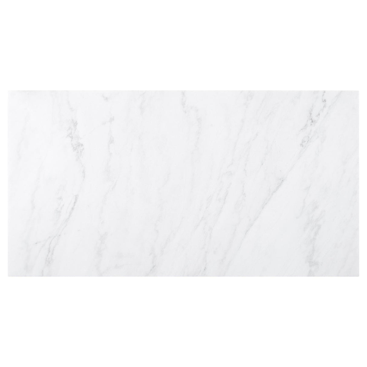 Osborne Espresso/White Trestle Base Marble Top Dining Table by Coaster at Eve Furniture