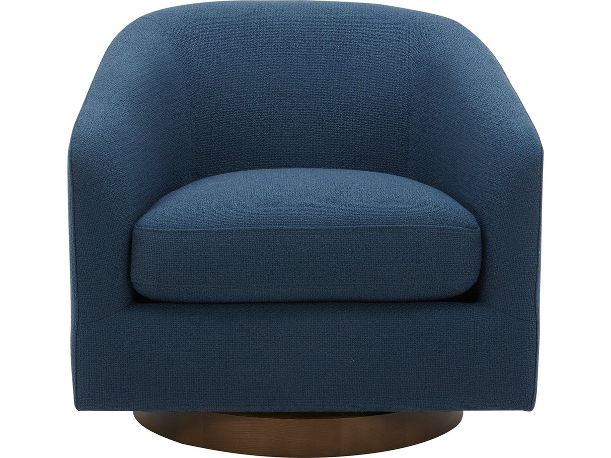 Oscy Dark Atlantic Swivel Chair by MOES at Eve Furniture
