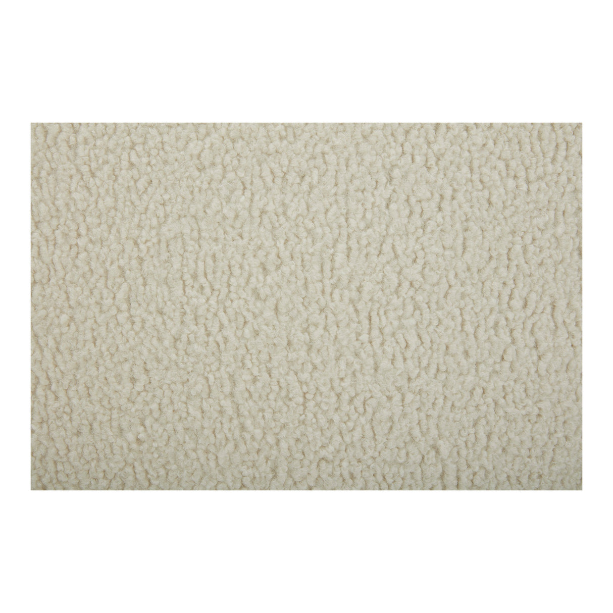 Oscy Faux Shearling White Swivel Chair by Moe's Home at Eve Furniture