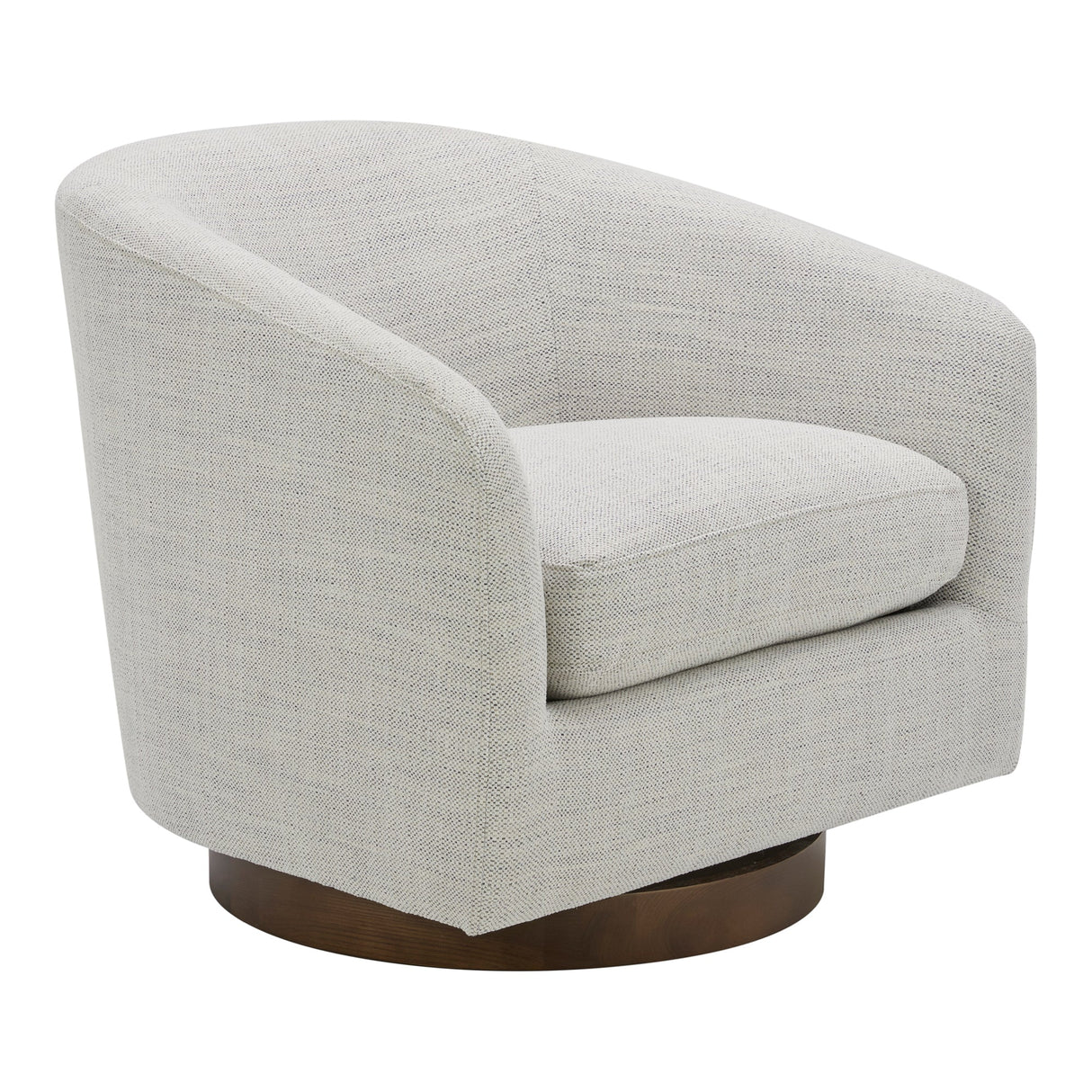 Oscy Splashed White Swivel Chair by Moe's Home at Eve Furniture