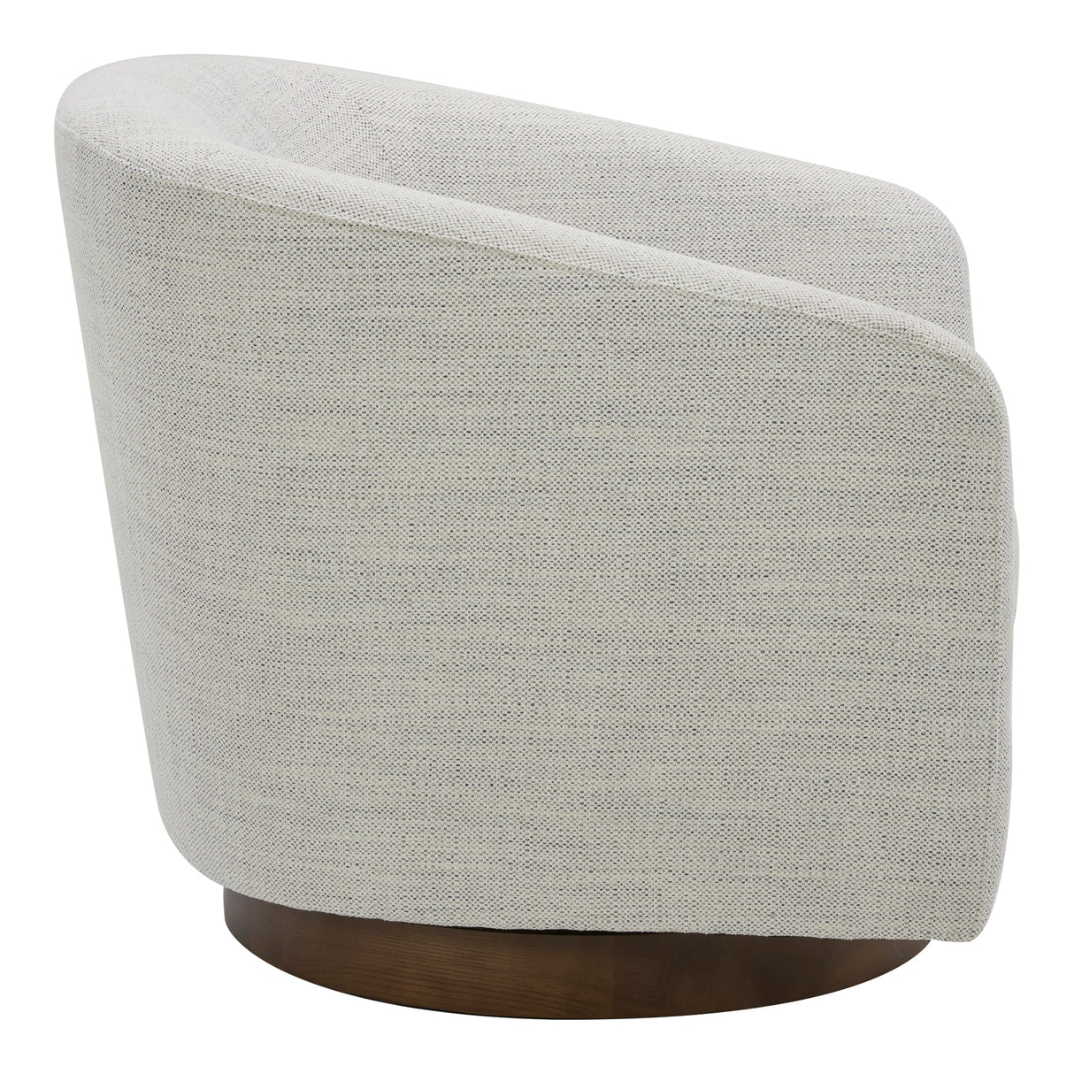 Oscy Splashed White Swivel Chair by Moe's Home at Eve Furniture