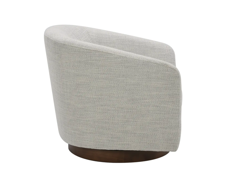 Oscy Swivel Chair Splashed White by Moe's Home at Eve Furniture