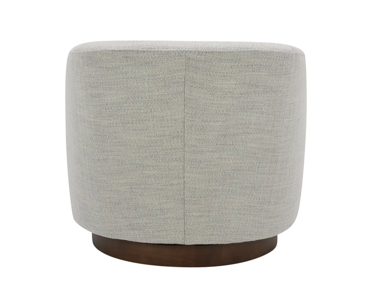 Oscy Swivel Chair Splashed White by Moe's Home at Eve Furniture