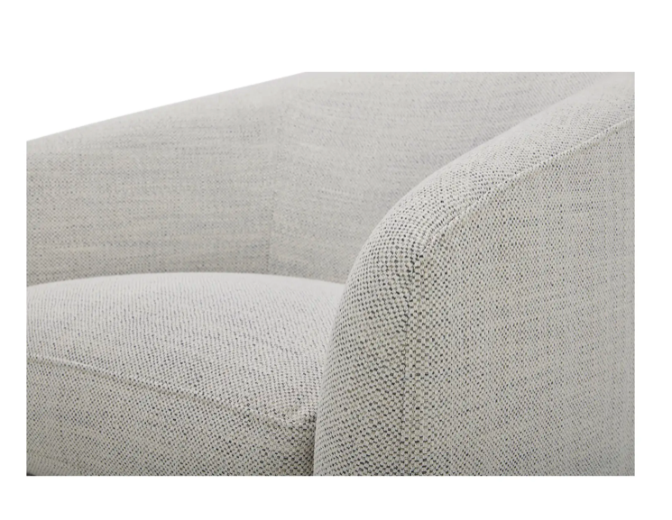 Oscy Swivel Chair Splashed White by Moe's Home at Eve Furniture