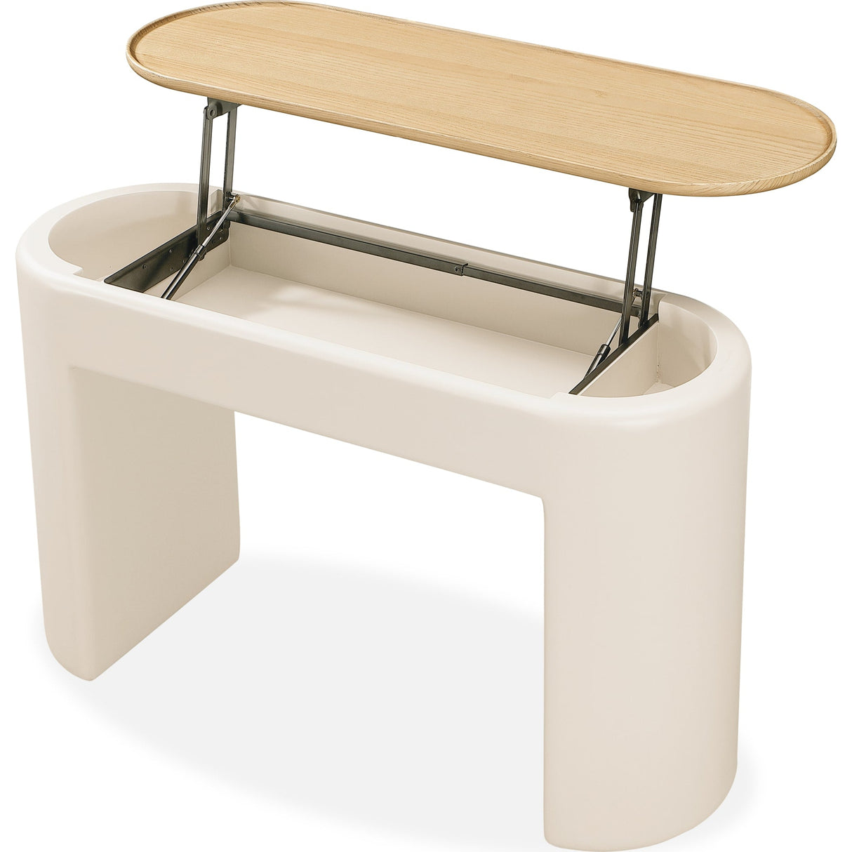 Oskar Lift Top Console Table in Barley by Modus Furniture at Eve Furniture