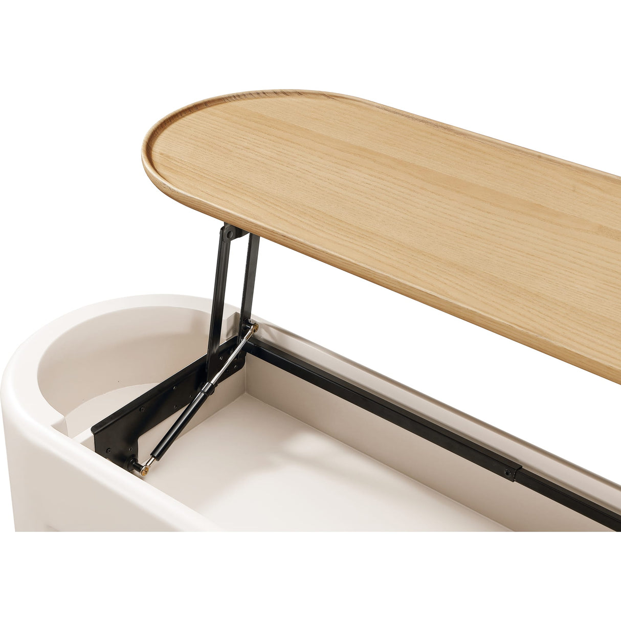 Oskar Lift Top Console Table in Barley by Modus Furniture at Eve Furniture