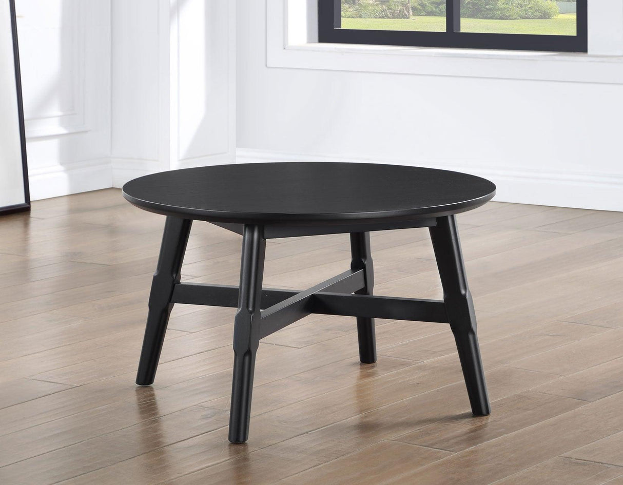 Oslo Black Coffee Table by Steve Silver at Eve Furniture