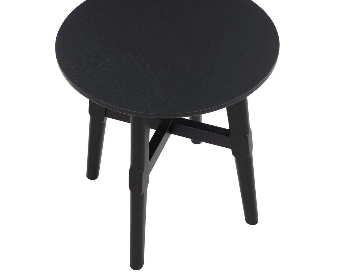 Oslo End Table, Black by Steve Silver at Eve Furniture