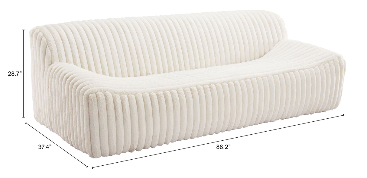 Osterbro Sofa Cream by Zuomod at Eve Furniture
