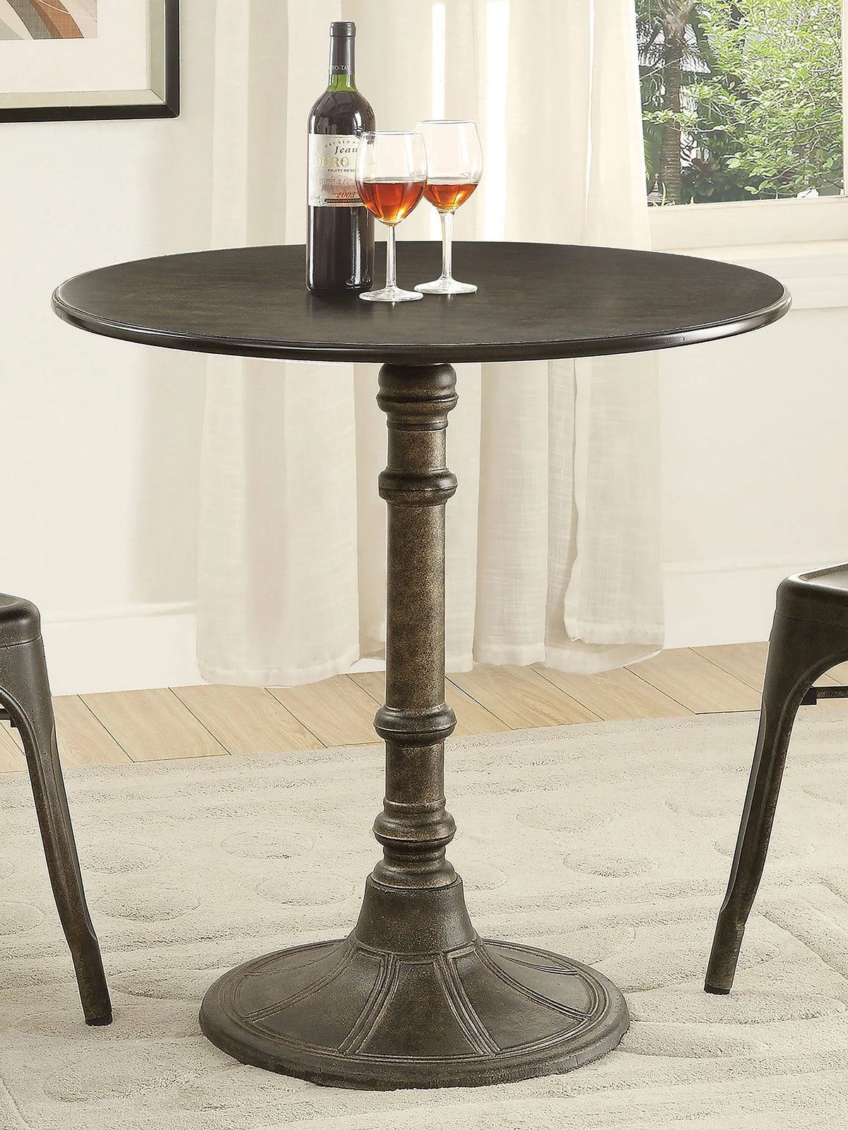 Oswego Bronze Round 30-inch Bistro Dining Table by Coaster at Eve Furniture