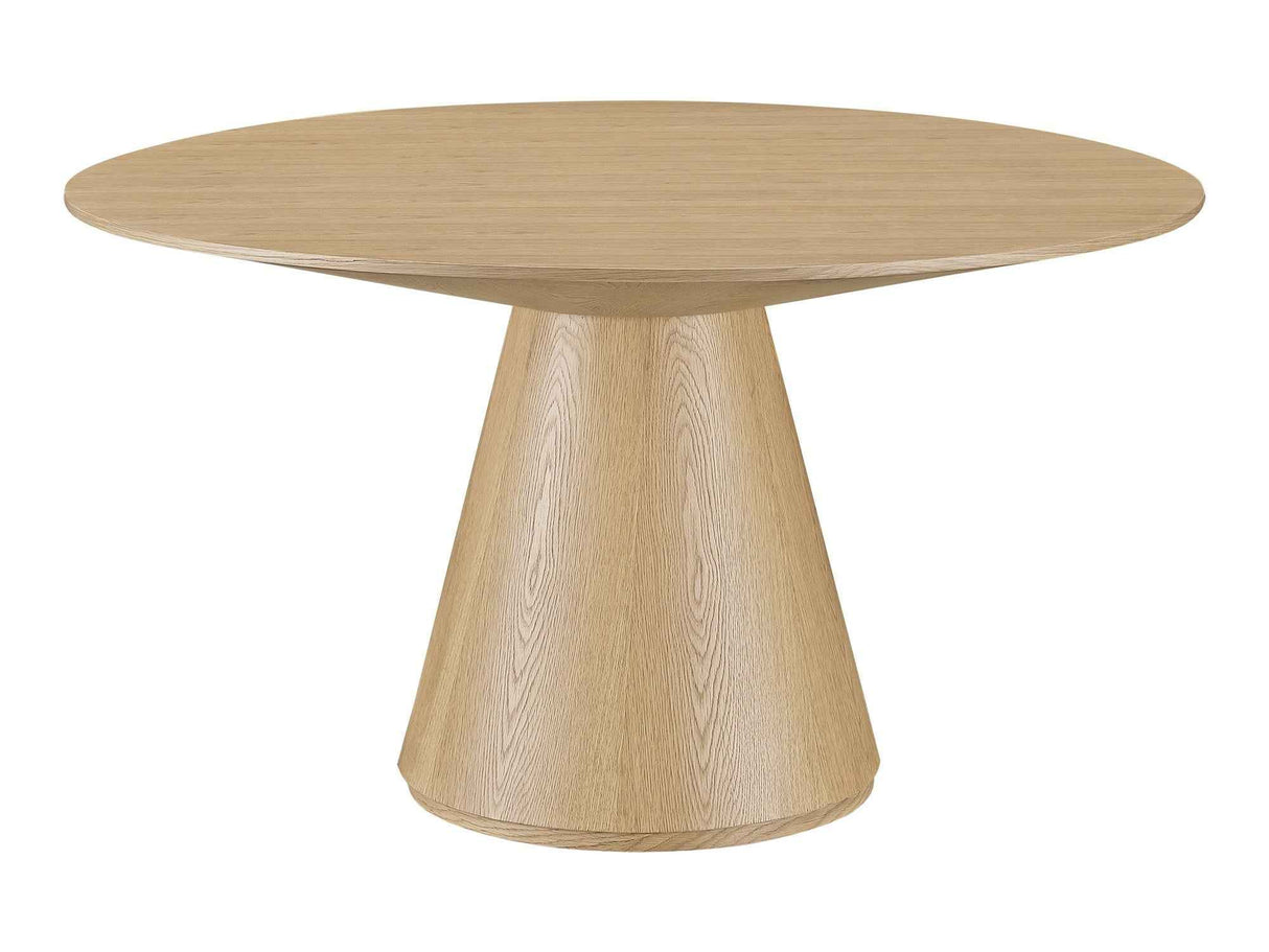Otago Oak Round Dining Table by Moe's Home at Eve Furniture