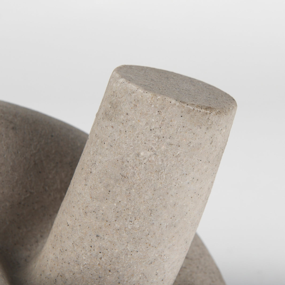 Otto Sandstone Resin Large Knot Sculpture Decorative Object by Mercana at Eve Furniture