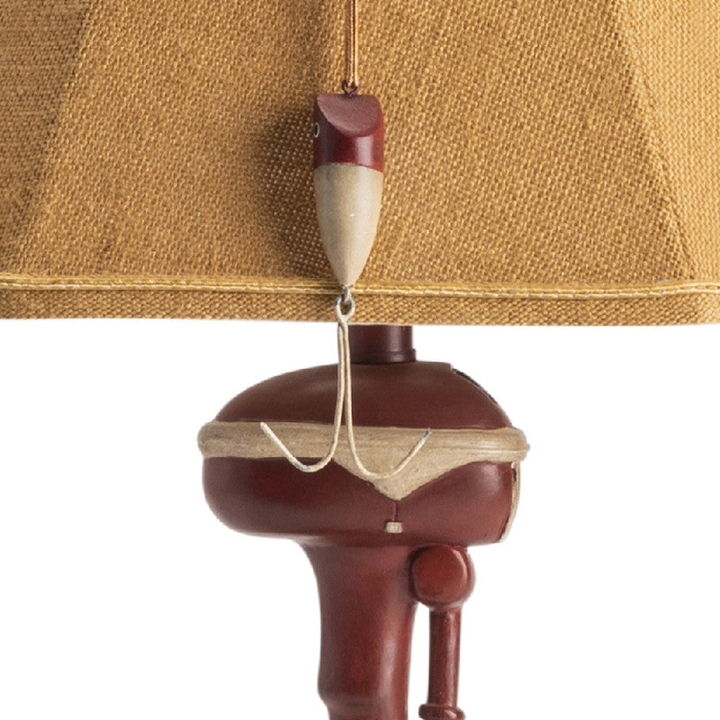 Outboard Red Table Lamp (Set of 2) by Crestview at Eve Furniture