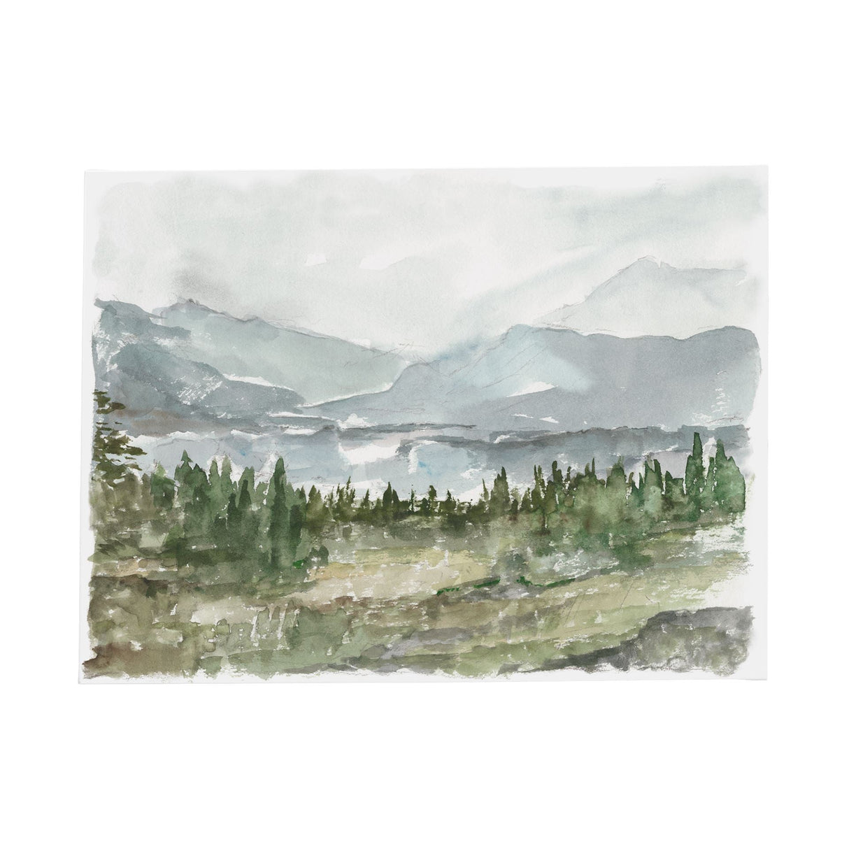 Overcast Reservoir II by Ethan Harper a Hand Embellished Textured Canvas by Mercana at Eve Furniture
