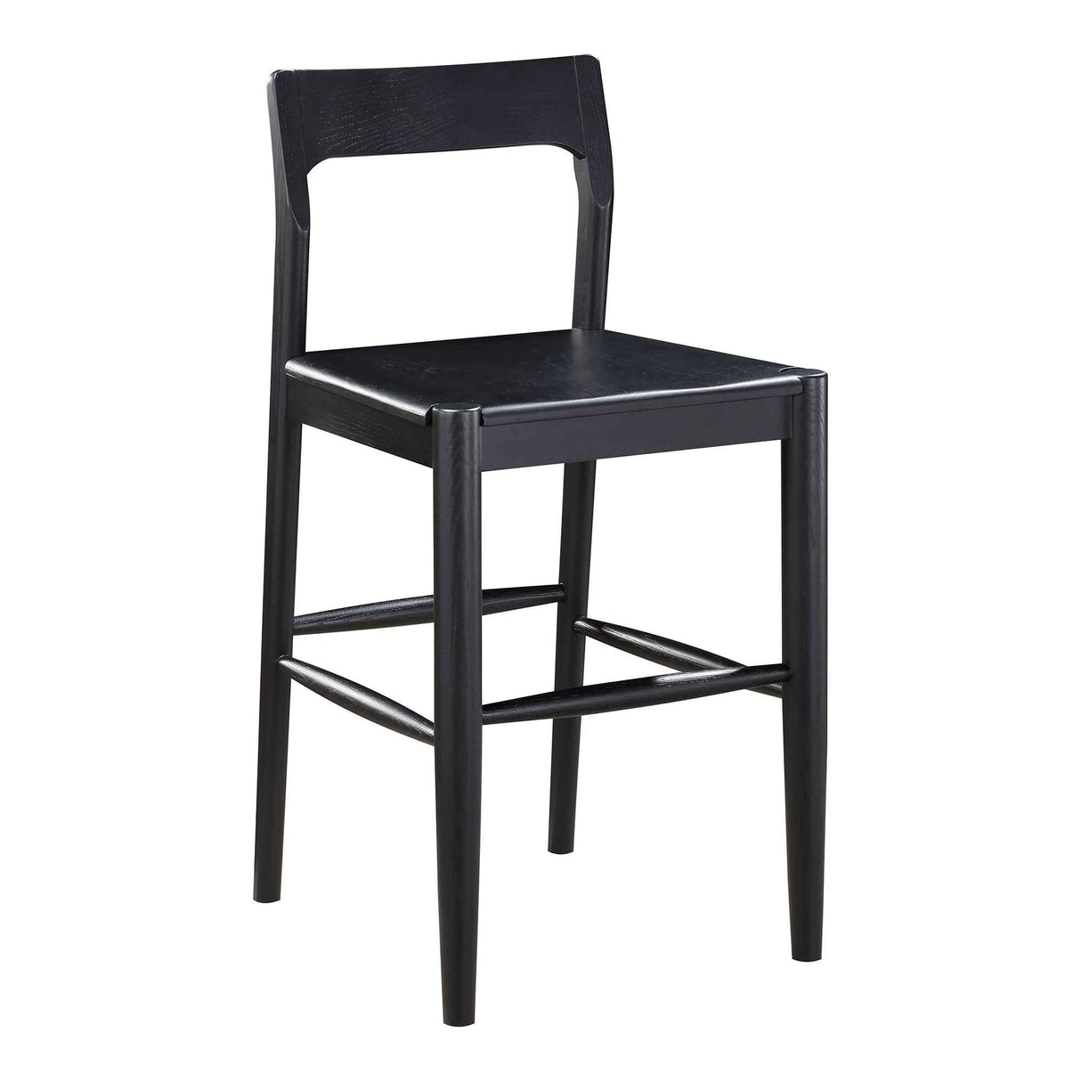 Owing Black Counter Stool