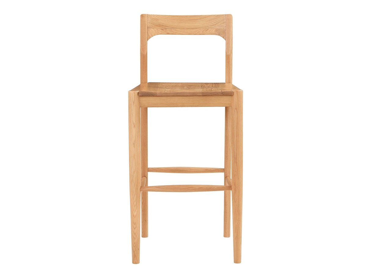 Owing Natural Oak Barstool by MOES at Eve Furniture
